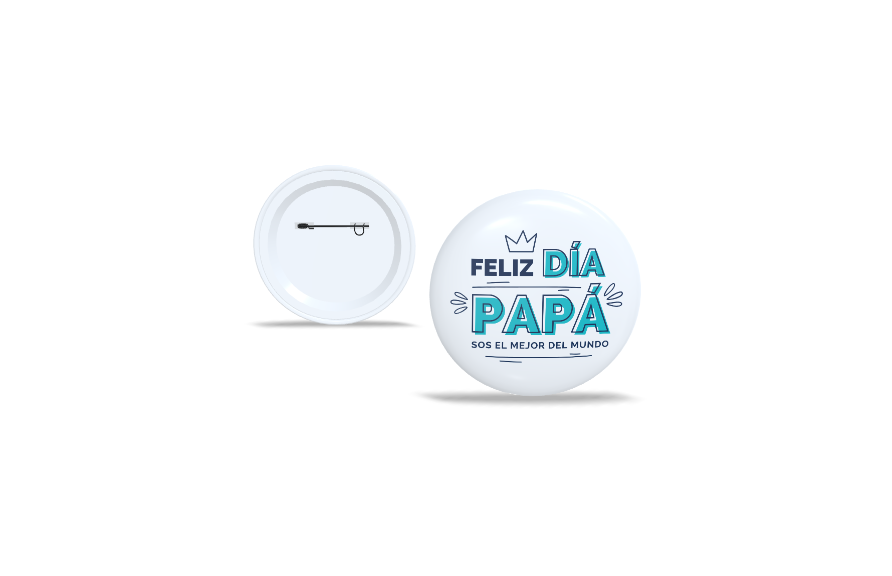 Chapita personalizada con logo de empresa