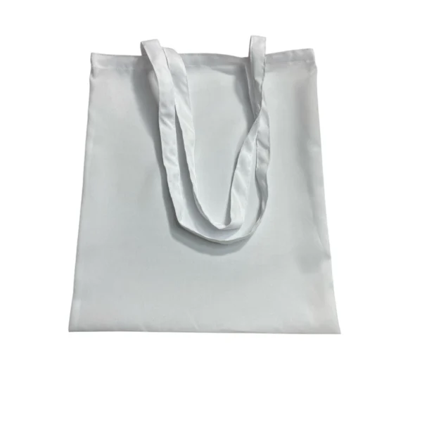 Bolsa Tela Biestrech Blanca Sublimable 25x30 con Asa 50 cm