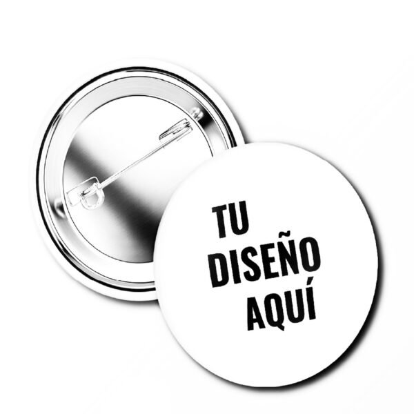 *Chapita Alfiler Metálica Premium 25mm 37mm 44mm 58mm