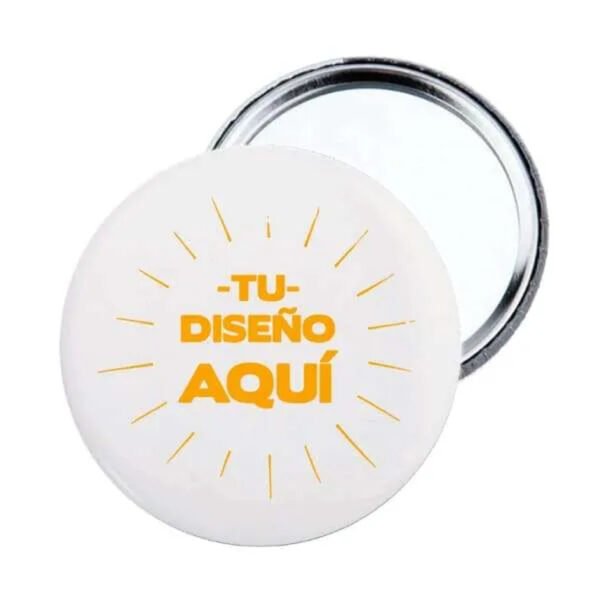 Chapita Espejo Metálica 56mm 58mm 75mm Pack 100 Unidades
