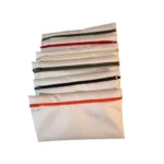 Estuche Escolar Lona Blanco Sublimable 22x12 con Cierre