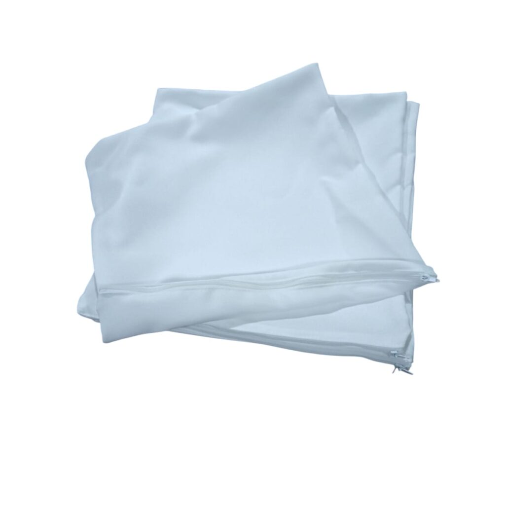 Fundas Biestrech Blancas con Cierre para Sublimar.