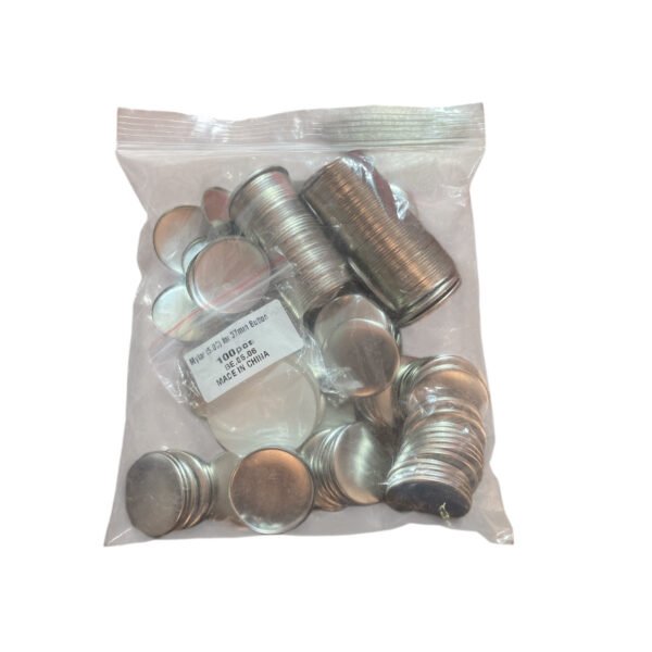 *Chapita Imán Metálica 37mm 56mm 58mm 75mm Pack 100*