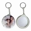 Chapita Llavero Espejo Metálica 44mm 58mm Pack 100*